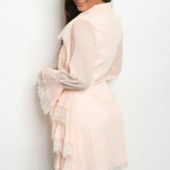 Peachy Ruffle Dress - Picture 2 of 3